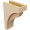 Ekena Millwork 4"W x 8"D x 12"H Classic Helena Rough Cedar Woodgrain TimberThane Corbel, Primed Tan CORUR04X08X12HELRCPR - alternate 3